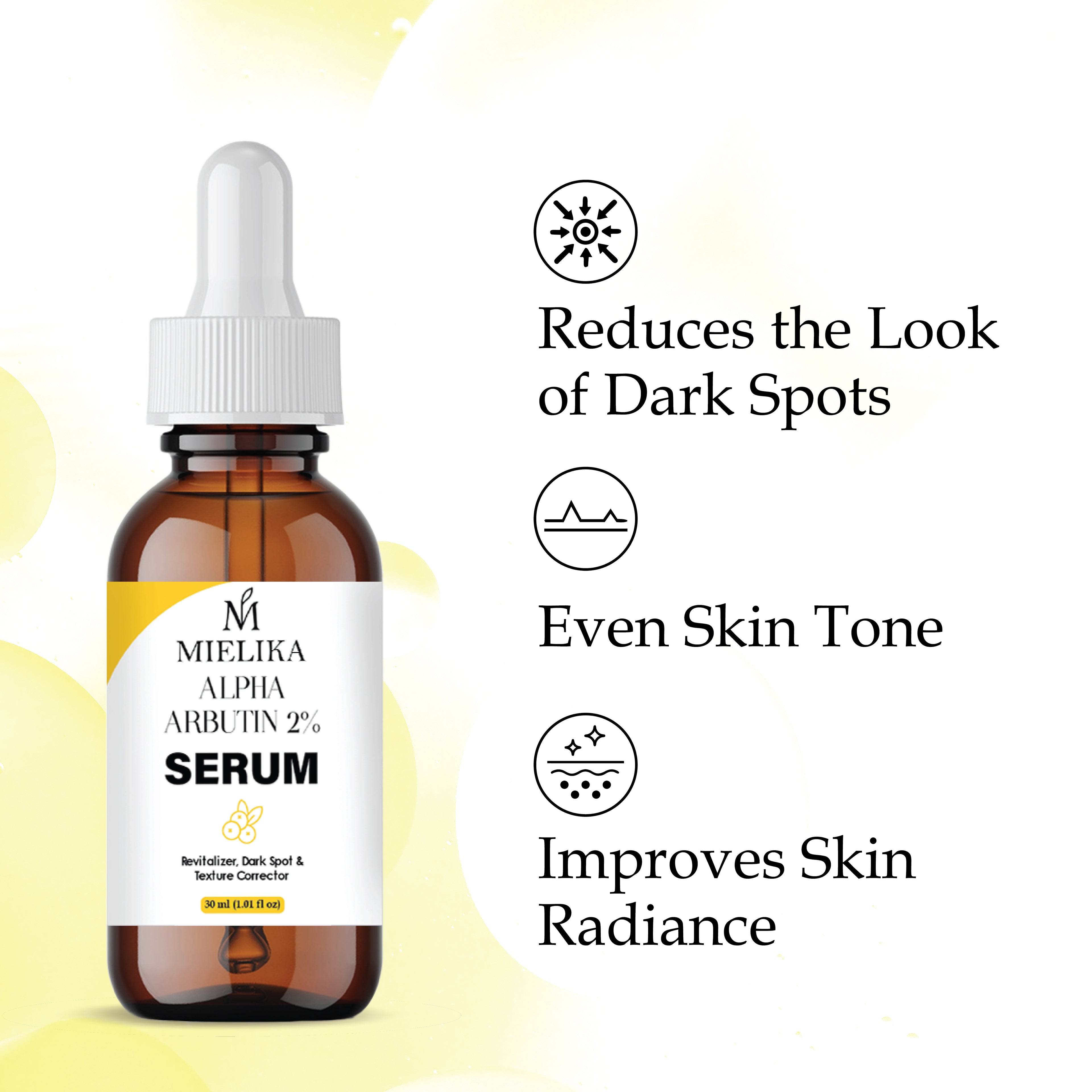 Alpha Arbutin Serum for Skin Brightening | Dark Spot Remover | Even Skin Tone & Radiance | Lightweight, Fast Absorbing Face Serum