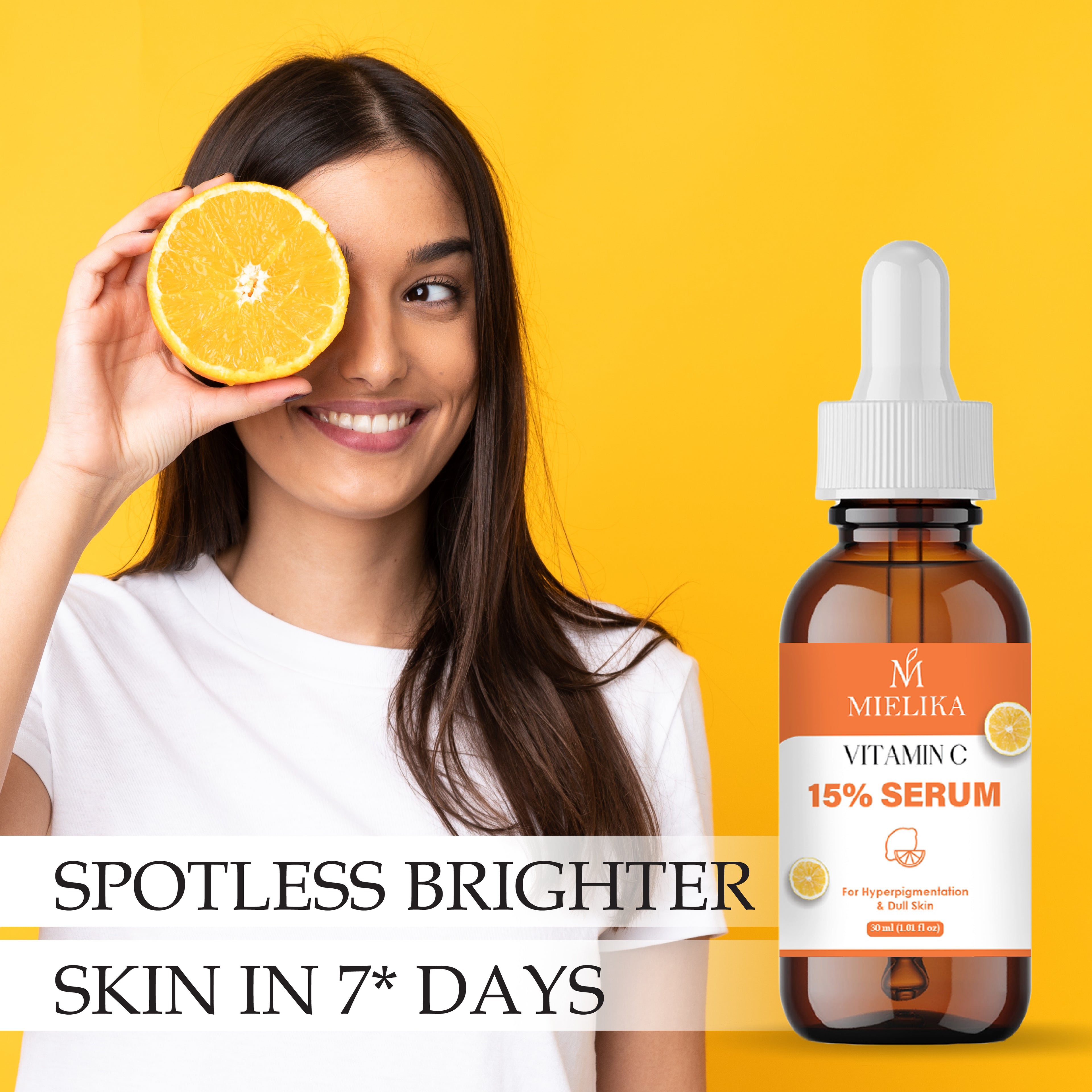 Vitamin C Face Serum for Glowing Skin | Brightening & Anti-Aging Serum with Hyaluronic Acid & Vitamin E | Fades Dark Spots, Evens Skin Tone, Reduces Fine Lines | For Men & Women – 30ml