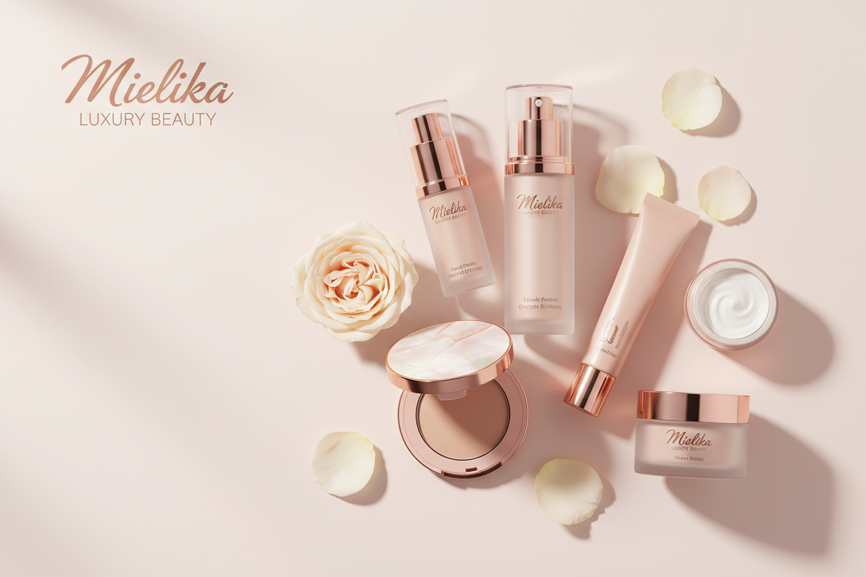 Mielika brand Cosmetic Beauty Banner 